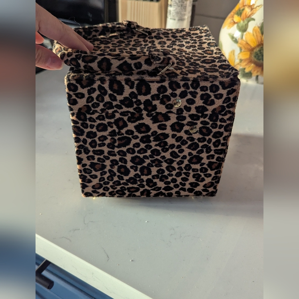 Leopard Print Storage Box - Picture 2 of 4
